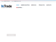 Tablet Screenshot of intrade-net.com